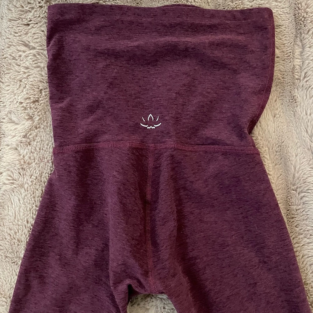 Beyond yoga maternity midi space dye leggings! Cranberry. Great condition